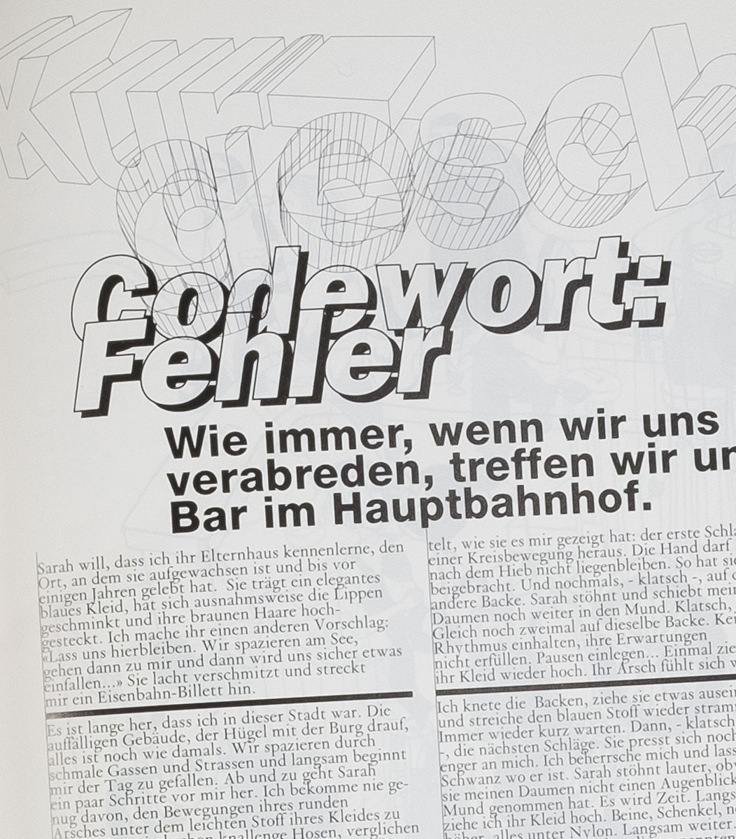 Layout für Strapazin - Das Comic Magazin, Nr. 47, 1997